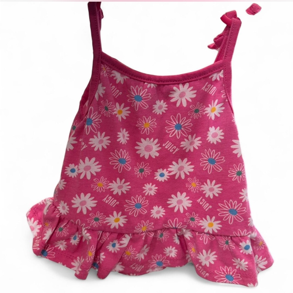 Juicy Couture Pink Floral Tank Top for Kids